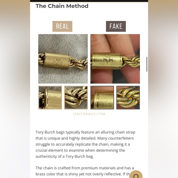 A few tips to authenticate Tory Burch handbags - Picture 8 of 16